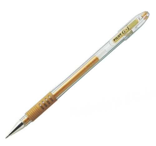 Pilot G1 Grip Gel pen 0.7 Gold