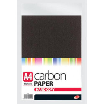 A4 Black Carbon Paper Hand Copy 10 Sheet Pack