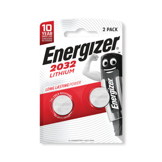 Energizer Lithium Battery 2032/CR2032 (Pack of 2) SSTL