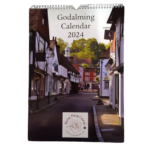 Godalming calendar A3 Wirobound 2024 "Limited stock"