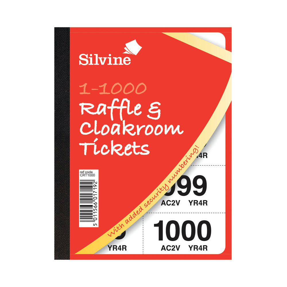 Raffle / Cloakroom Tickets 1-1000