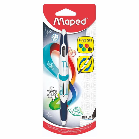 Maped  TWIN TIP BALL 4 COLOUR POINT PEN STANDARD