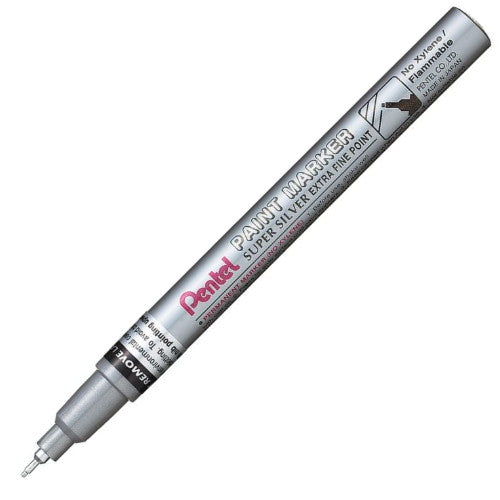 Pentel Paint marker Extra fine Silver Silver