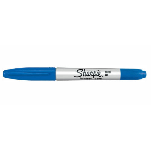 Papermate Sharpie Twin tip Marker Blue