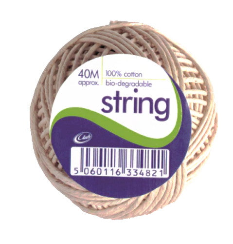 Cotton string ball 40m approx